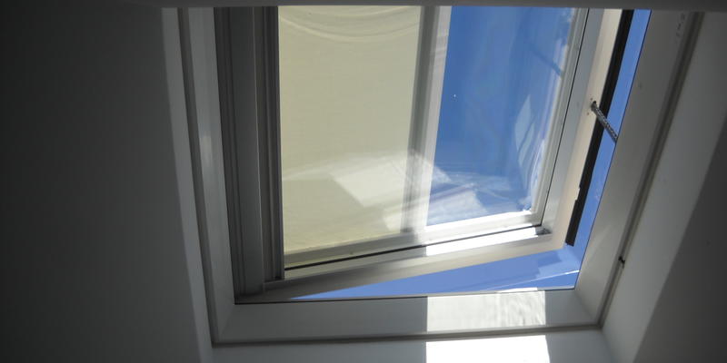 horizontale zonwering dakkoepel